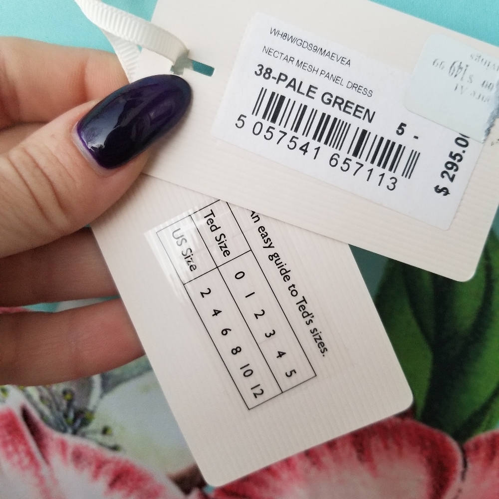 Ted Baker Blue and White Floral Dress - Picture 6 of 12